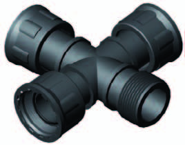 Manifold Kruisstuk 3 x 1" binnendraad en 1 x 1" buitendraad | Beregening Aanleggen
