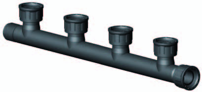 Irritec Manifold 4-weg verdeler