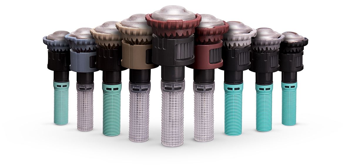 RainBird sproeimond R-VAN 14 instelbaar 45-270 graden blauw - Afbeelding 2