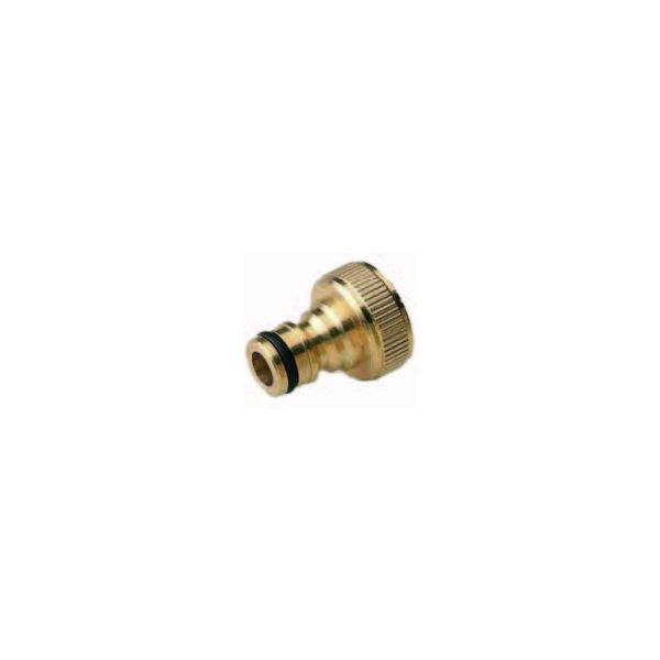 Kraanaansluiting messing 1inch binnendraad