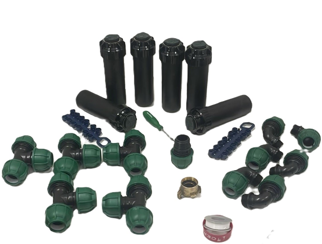 Complete RainBird tuinsproeierset 5004+ | 6 sproeiers